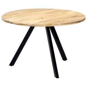Dining Table 120X73 Cm Solid Mango Wood