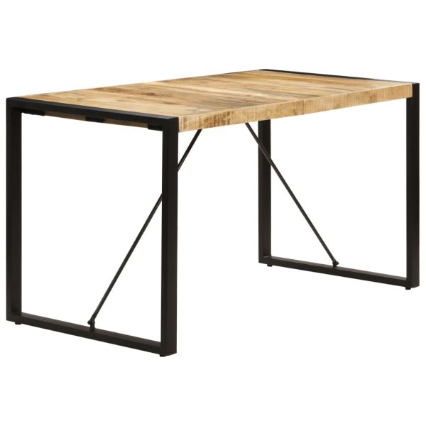Dining Table 140X70X75 Cm Solid Mango Wood