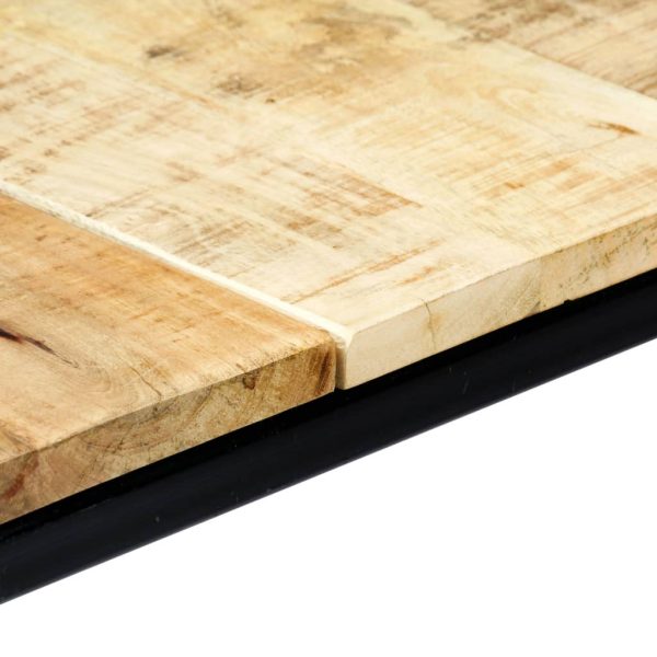 Dining Table 140X70X75 Cm Solid Rough Mango Wood