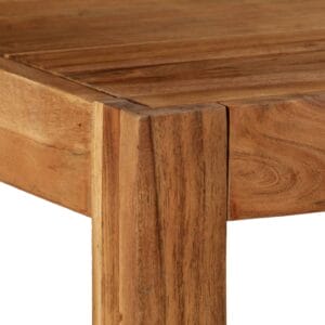 Dining Table Solid Acacia Wood 120x60x78 cm Brown