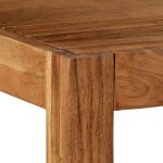 Dining Table Solid Acacia Wood 120x60x78 cm Brown 2