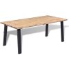 Dining Table Solid Acacia Wood 170x90 cm