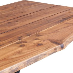 Dining Table Solid Acacia Wood 180X90 Cm