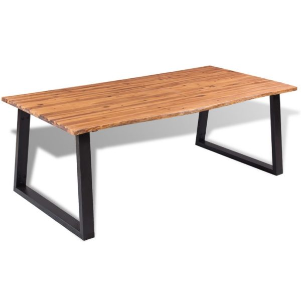 Dining Table Solid Acacia Wood 200x90 cm