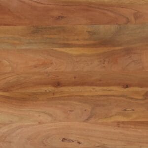 Dining Table Solid Acacia Wood and Steel 120x60x76 cm