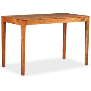 Dining Table Solid Wood 118x60x76 cm