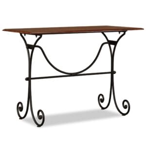 Dining Table Solid Wood with Sheesham Finish 110x60x77 cm