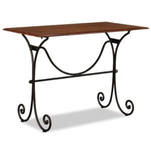 Dining Table Solid Wood with Sheesham Finish 110x60x77 cm