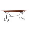 Dining Table Solid Wood with Sheesham Finish 200x100x76 cm