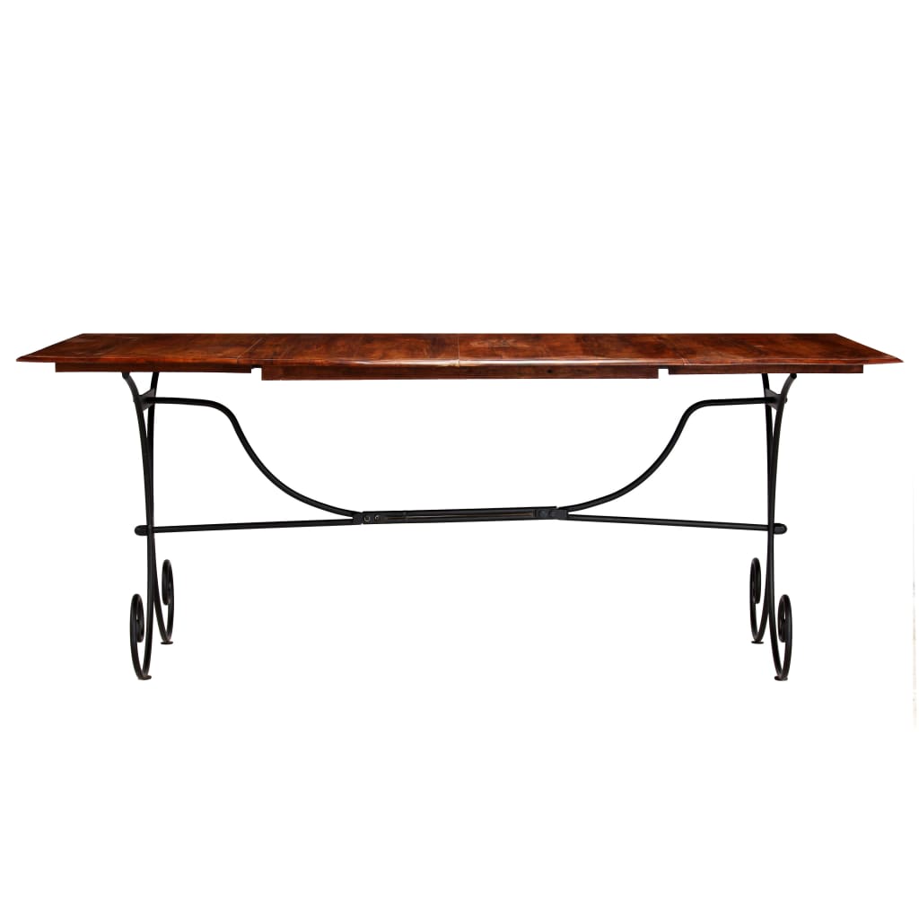 Dining Table Solid Wood with Sheesham Finish 200x100x76 cm