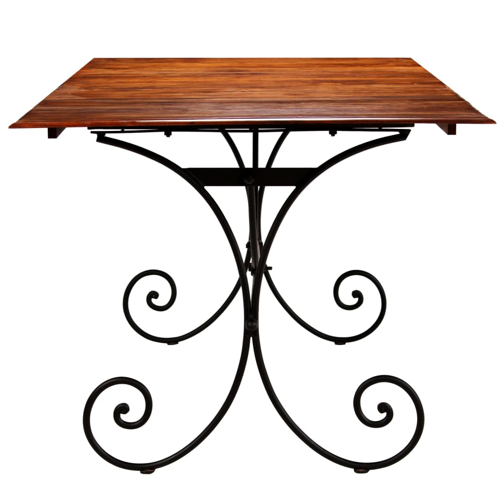 Dining Table Solid Wood with Sheesham Finish 200x100x76 cm