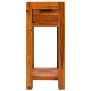 End Table Solid Acacia Wood 30x30x70 cm