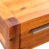 End Table Solid Acacia Wood 30x30x70 cm