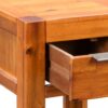 End Table Solid Acacia Wood 30x30x70 cm