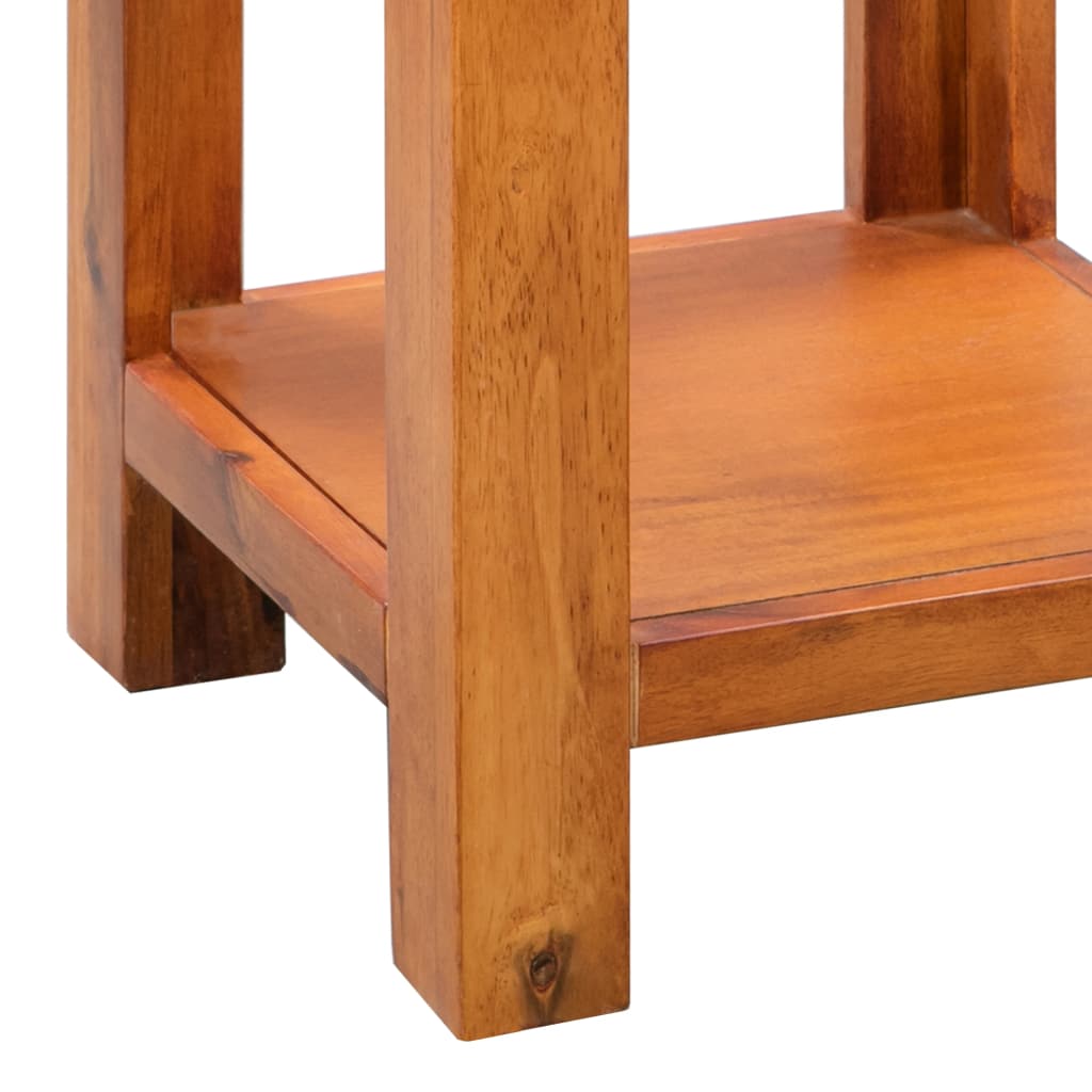 End Table Solid Acacia Wood 30x30x70 cm
