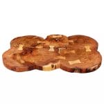 Log Bar Table Solid Acacia Wood 90x60x110 cm 7