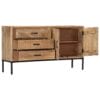 Sideboard 140x35x75 cm Solid Mango Wood