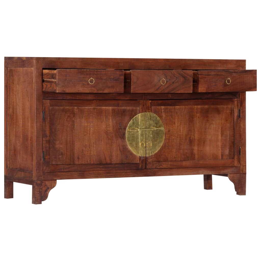 Sideboard 140x40x80 cm Solid Acacia Wood