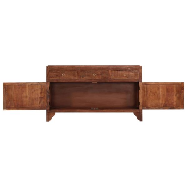 Sideboard 140x40x80 cm Solid Acacia Wood