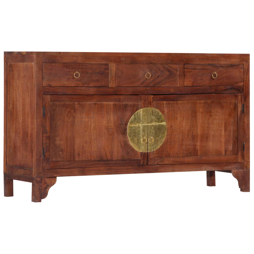 Sideboard 140x40x80 cm Solid Acacia Wood
