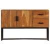 Sideboard Solid Acacia Wood 115x30x70 cm Brown