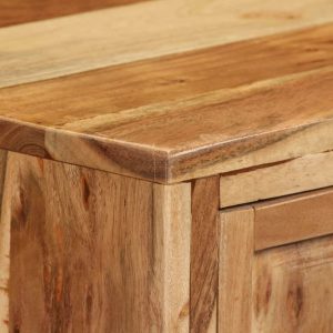 Sideboard Solid Acacia Wood 60x35x76 cm Brown