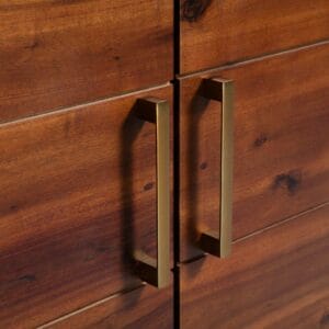 Sideboard Solid Acacia Wood 90x33.5x83 cm