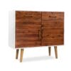 Sideboard Solid Acacia Wood 90x33.5x83 cm