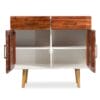 Sideboard Solid Acacia Wood 90x33.5x83 cm