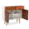 Sideboard Solid Acacia Wood 90x33.5x83 cm