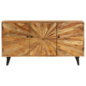 Sideboard Solid Mango Wood 140x35x75 cm