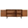 Sideboard Solid Mango Wood 140x35x75 cm