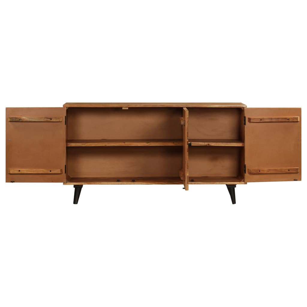 Sideboard Solid Mango Wood 140x35x75 cm