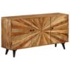 Sideboard Solid Mango Wood 140x35x75 cm