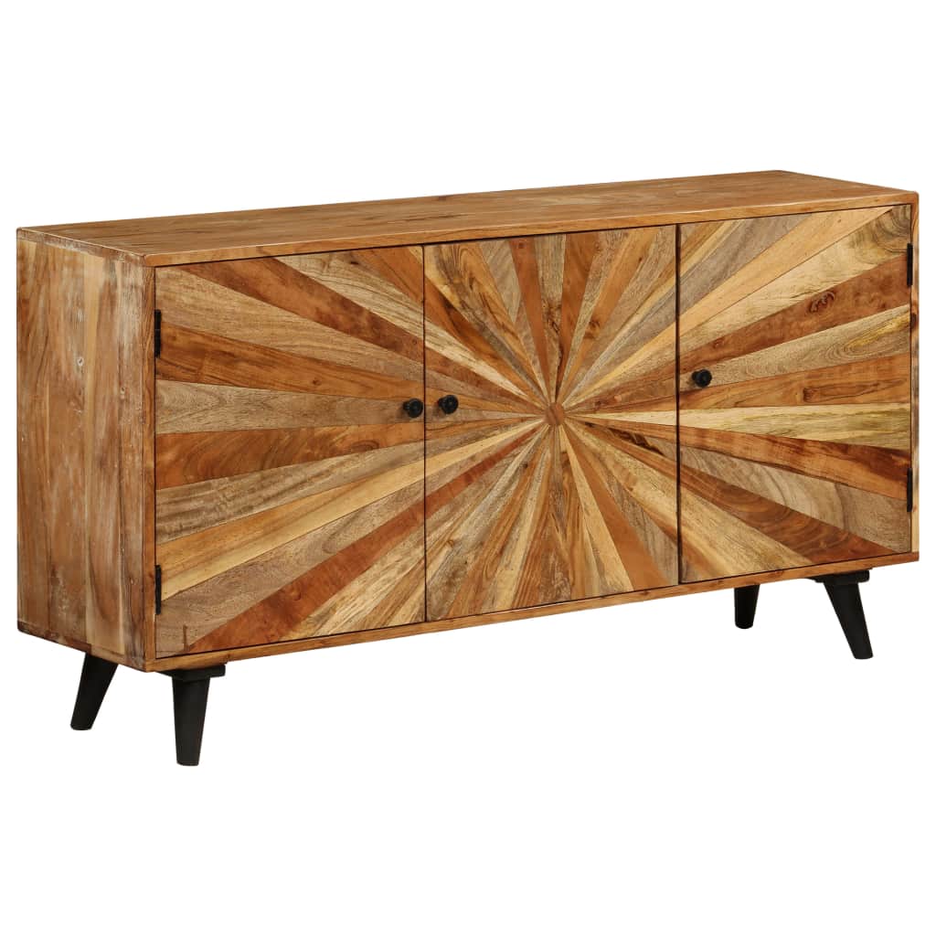 Sideboard Solid Mango Wood 140x35x75 cm