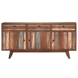 Sideboard Solid Wood Vintage 145x40x75 cm
