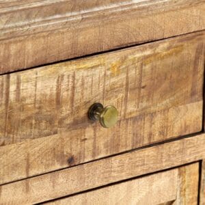 Sideboard with 4 Drawers 160x40x85 cm Solid Mango Wood