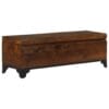 Storage Trunk Solid Acacia Wood 120x35x40 cm Brown