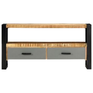 Industrial TV Cabinet 100x30x50 cm Solid Mango Wood