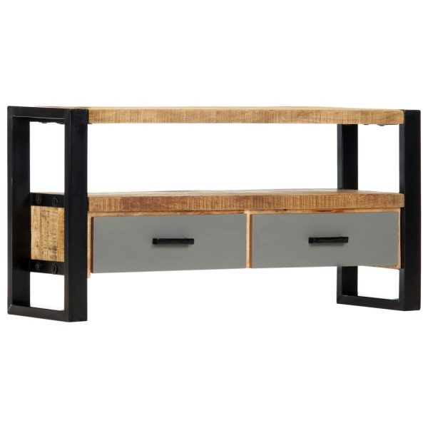 Industrial TV Cabinet 100x30x50 cm Mango Wood