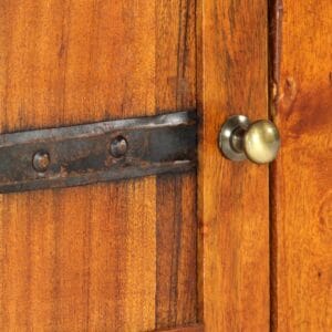 TV Cabinet 119x30x40 cm Solid Acacia Wood