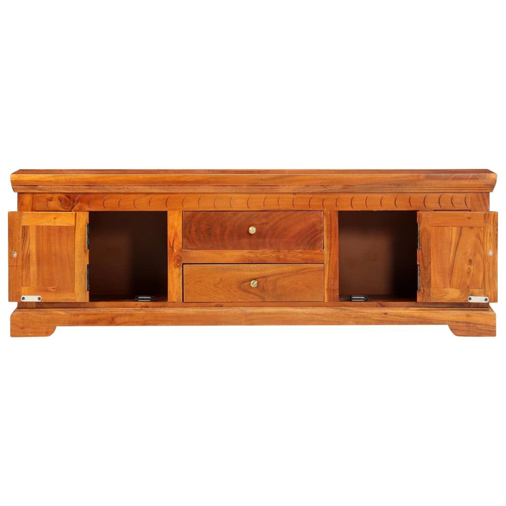 TV Cabinet 119x30x40 cm Solid Acacia Wood