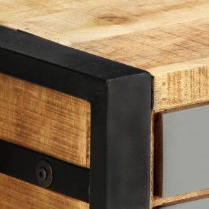 Industrial TV Cabinet 120x30x40 cm Mango Wood