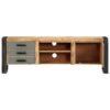 Industrial TV Cabinet 120x30x40 cm Solid Mango Wood
