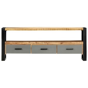 Industrial TV Cabinet 130x30x50 cm Mango Wood