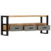 Industrial TV Cabinet 130x30x50 cm Solid Mango Wood