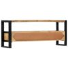 Industrial TV Cabinet 130x30x50 cm Solid Mango Wood