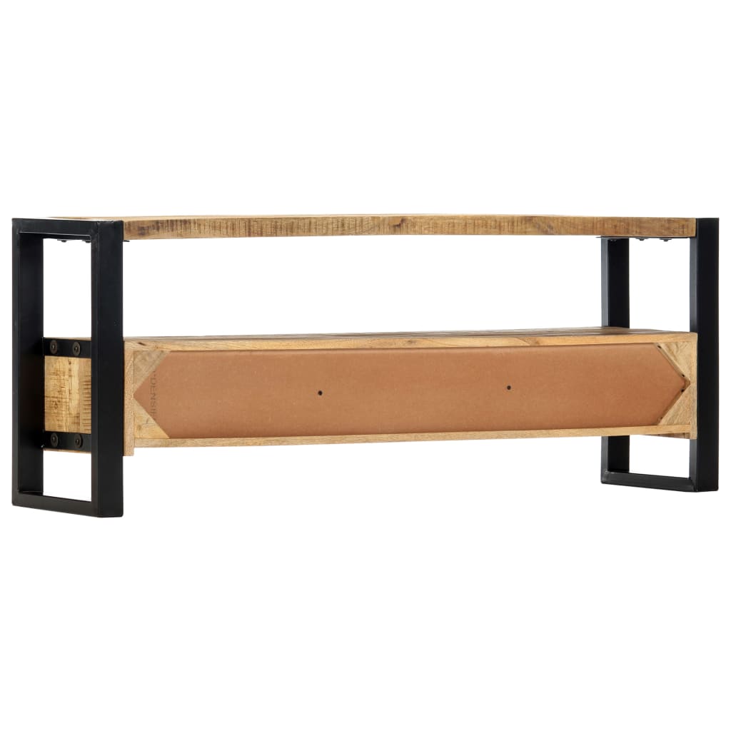 Industrial TV Cabinet 130x30x50 cm Solid Mango Wood