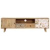TV Cabinet 140x30x40 cm Solid Mango Wood