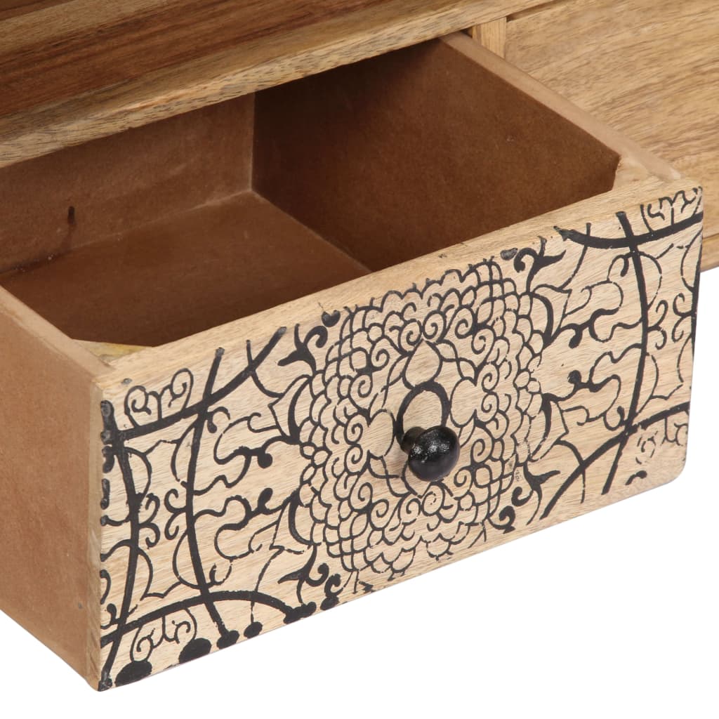 TV Cabinet 140x30x40 cm Solid Mango Wood